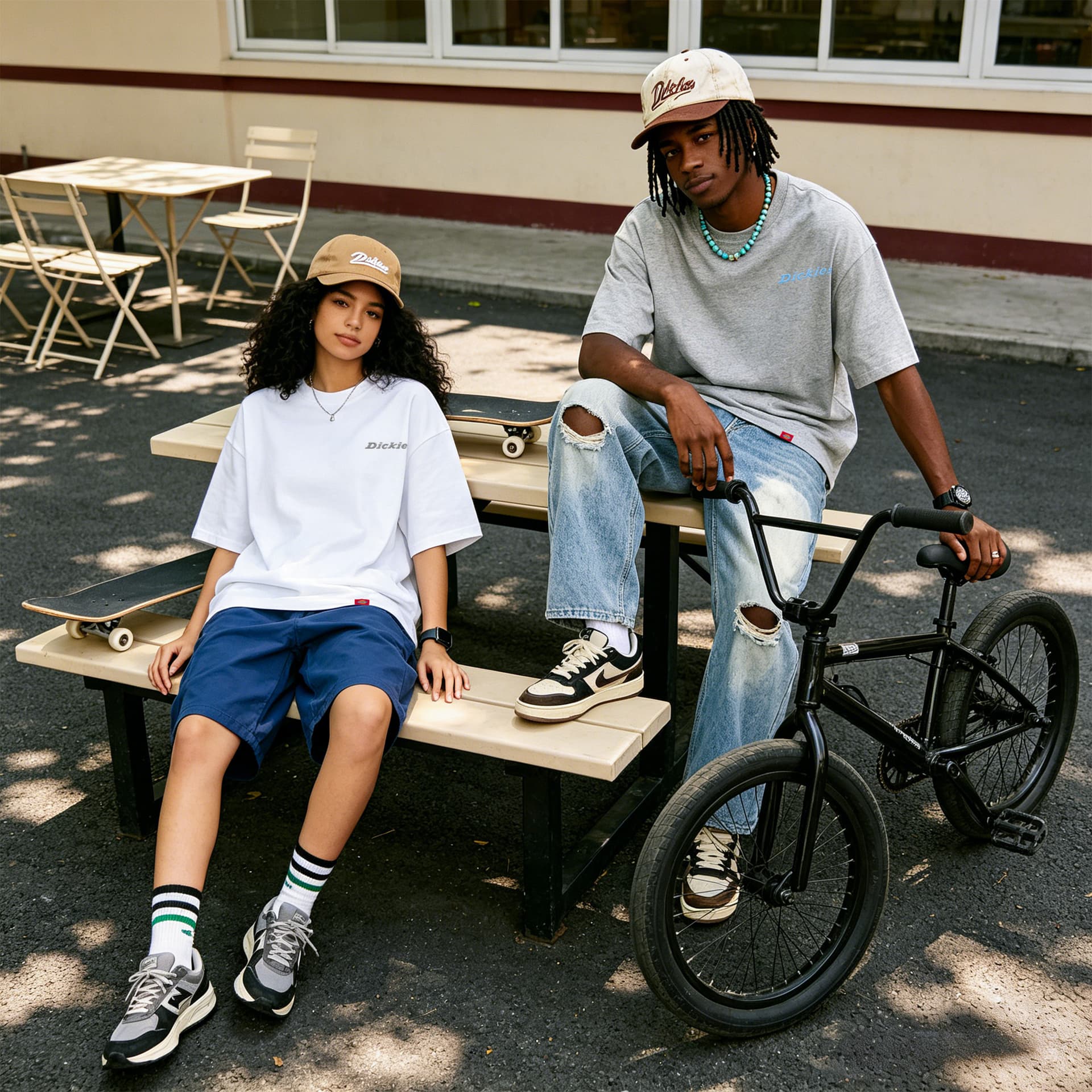 Футболка Dickies T-рубашка унисекс женские - изображение 4