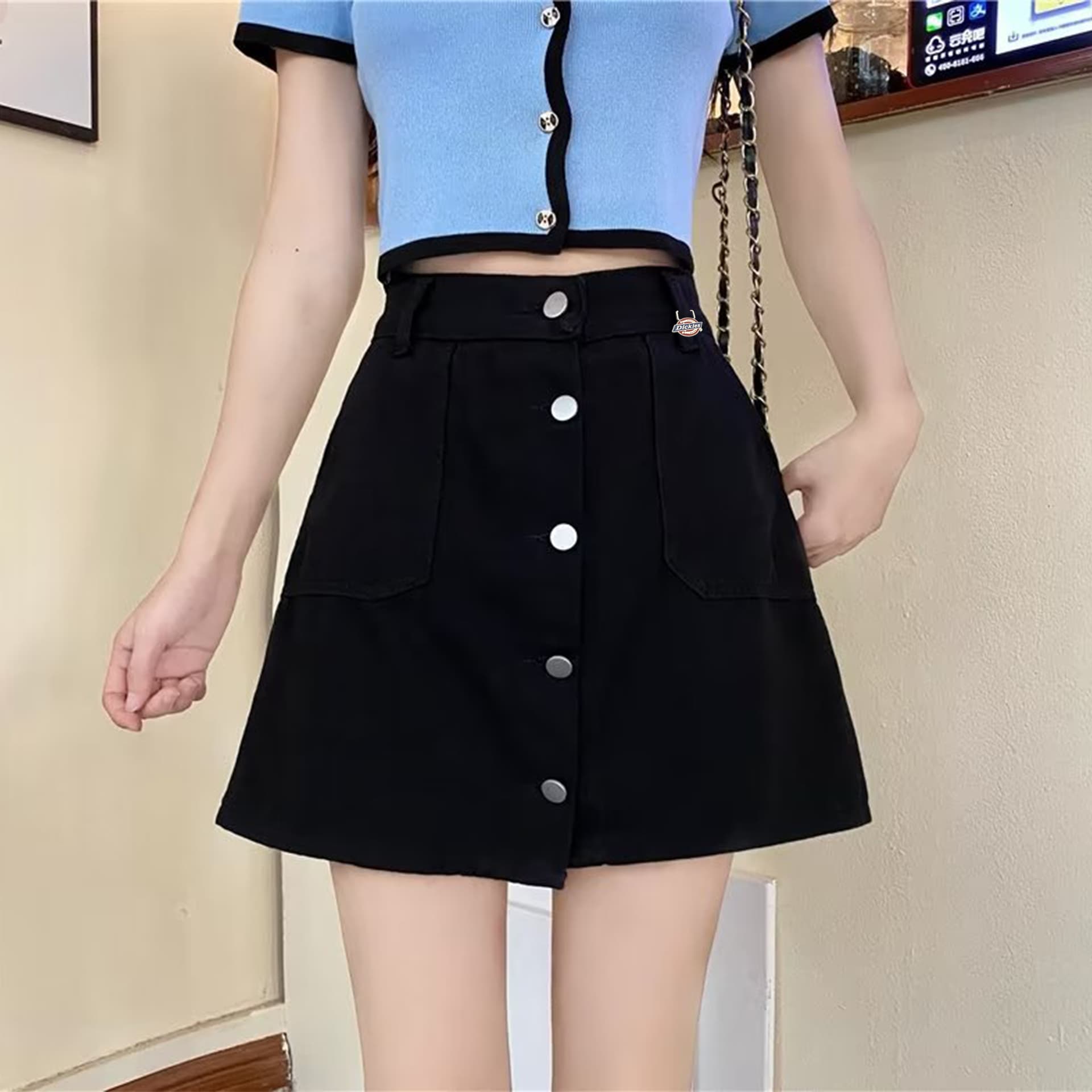dickies Женские Джинсовые мини юбки - изображение 4