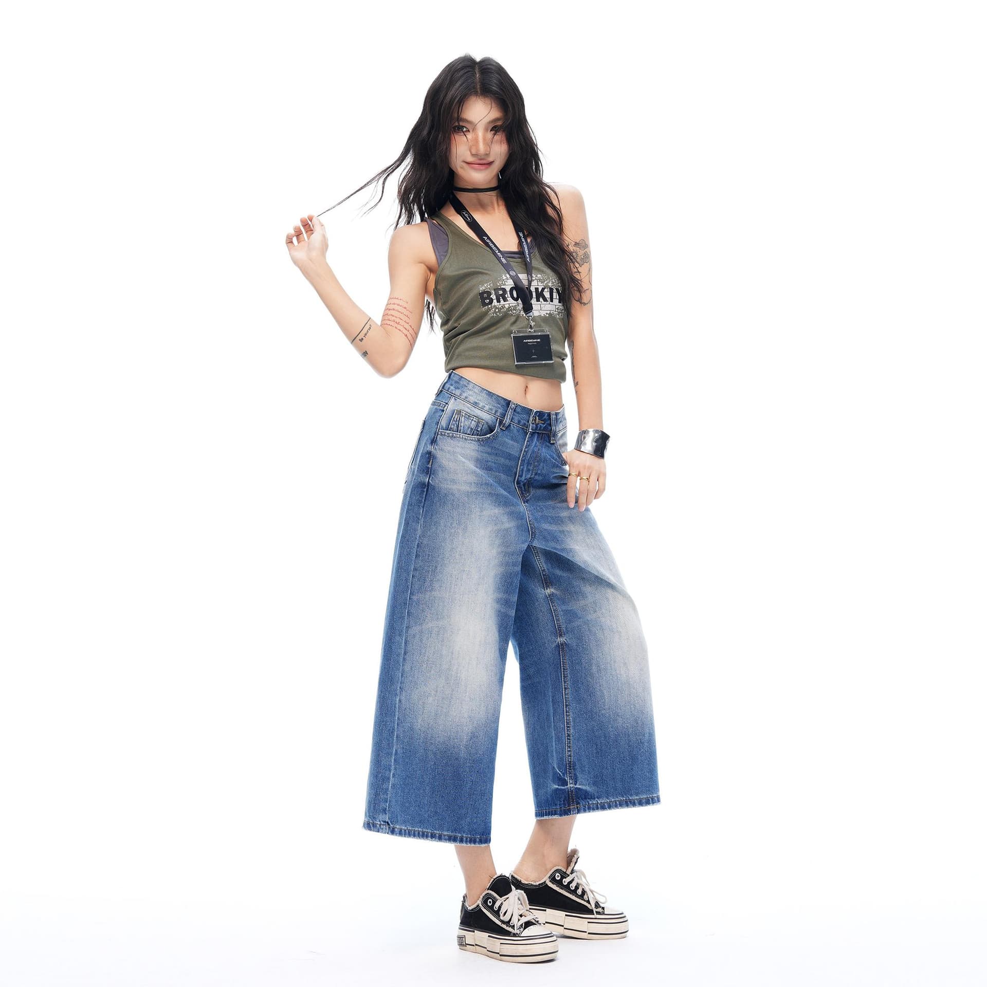 Джинсы Dickies Blue Women's Jeans Дикси Синий Женские Джинсы - изображение 4