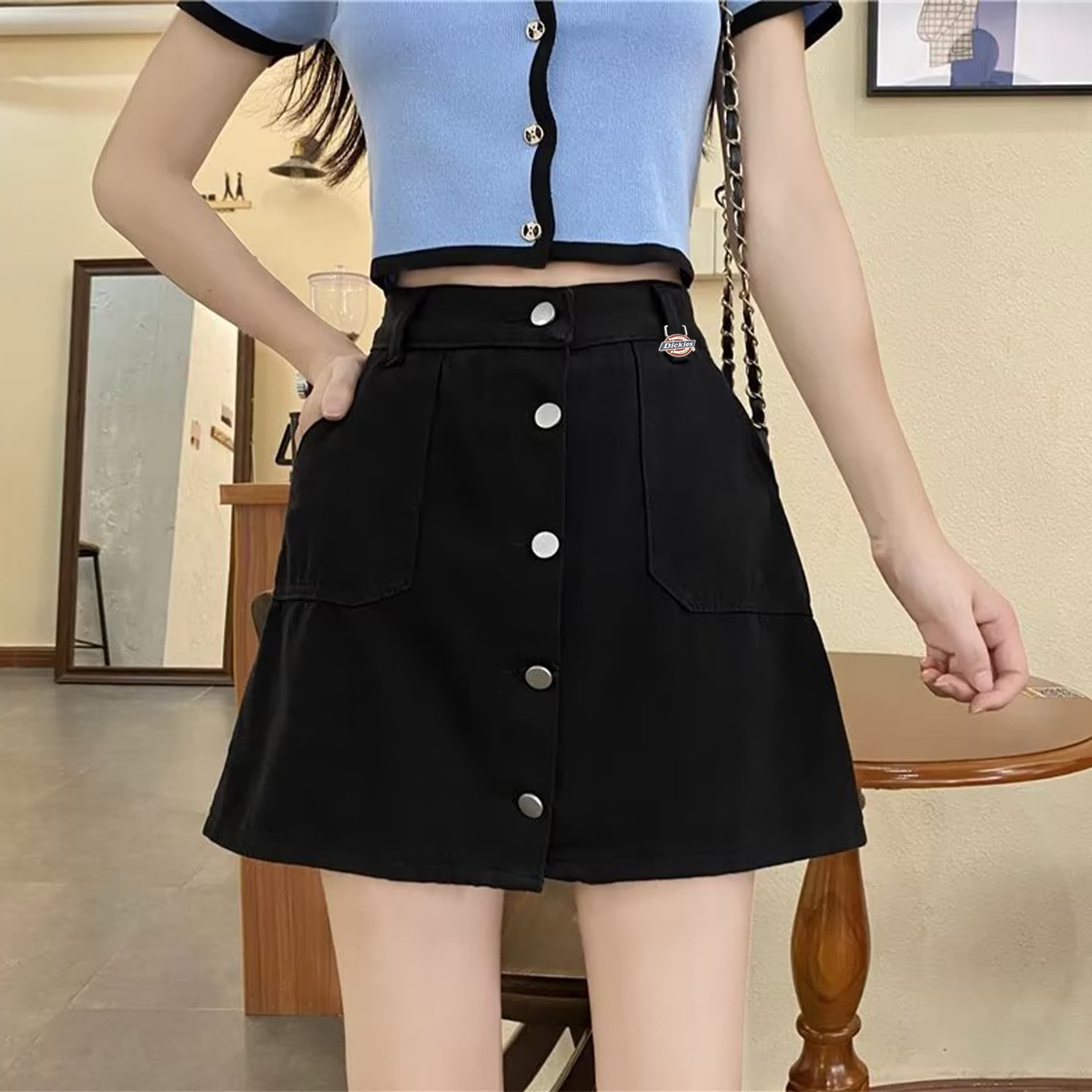 dickies Женские Джинсовые мини юбки - изображение 3