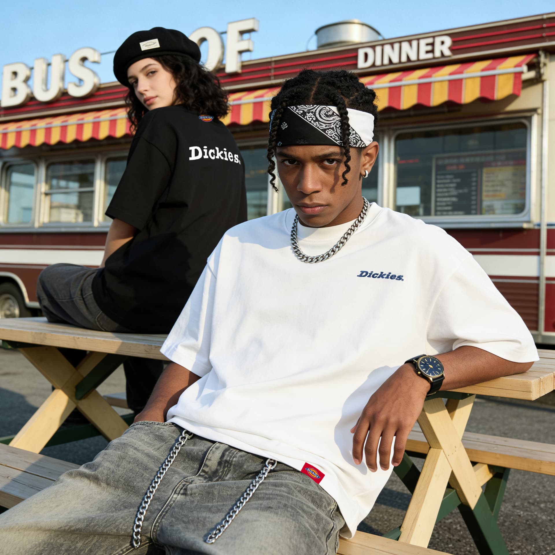 Футболка Dickies T-рубашка унисекс женские - изображение 3