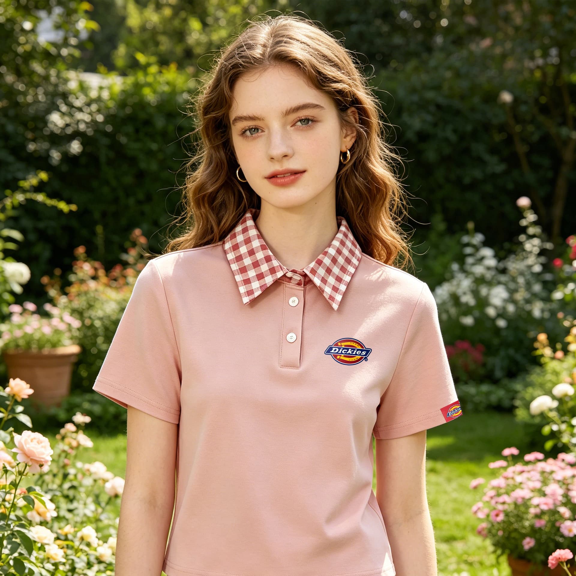 Dickies Розовое Женское Поло - изображение 3