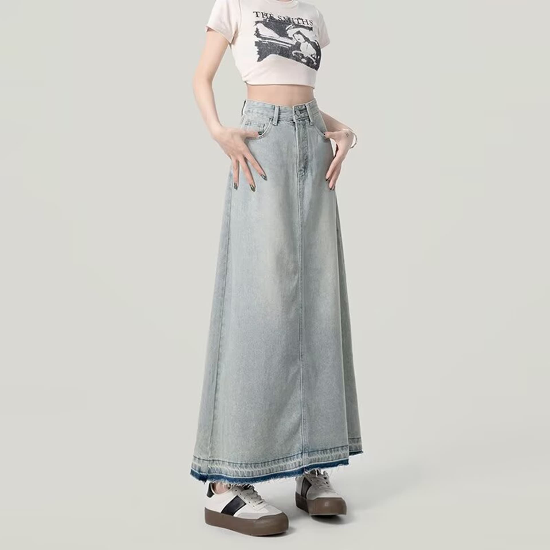 Dickies Джинсовая Длинная Юбка Женская - изображение 5