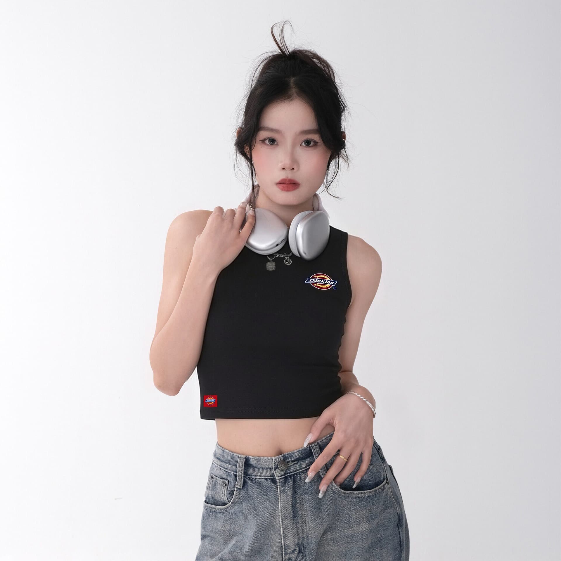 Майка Dickies Летний Топ с Рукавами Женские - изображение 4