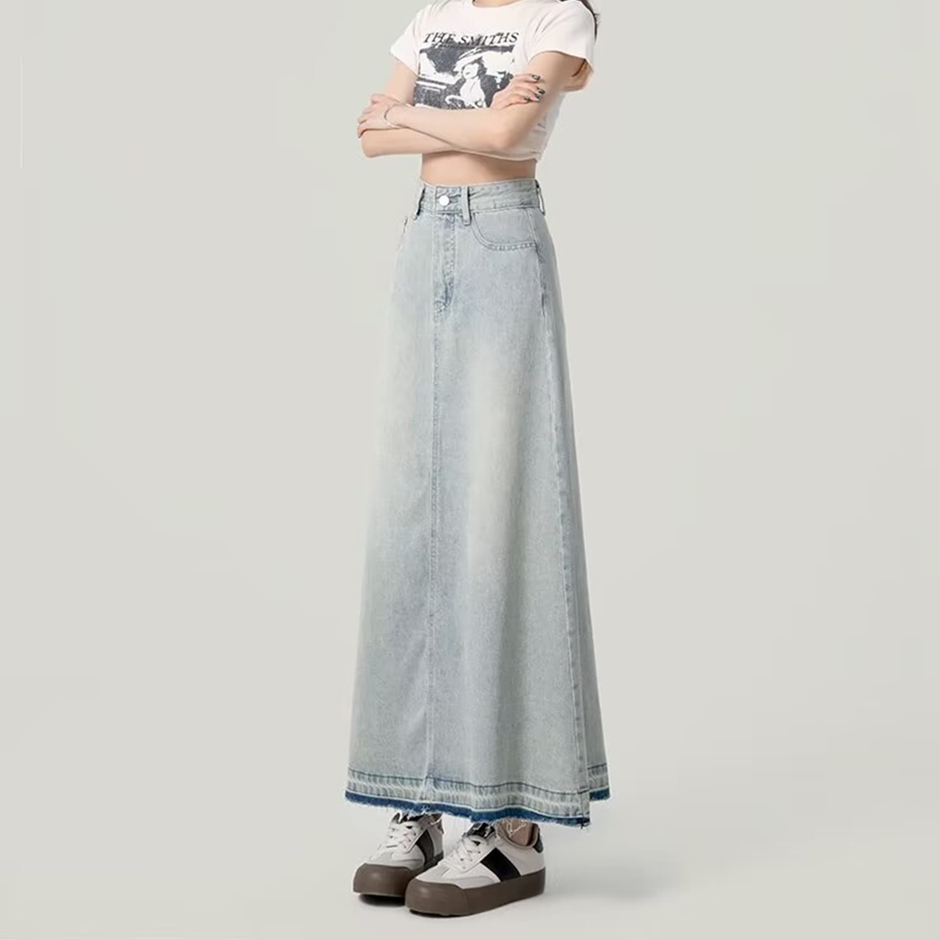 Dickies Джинсовая Длинная Юбка Женская - изображение 4