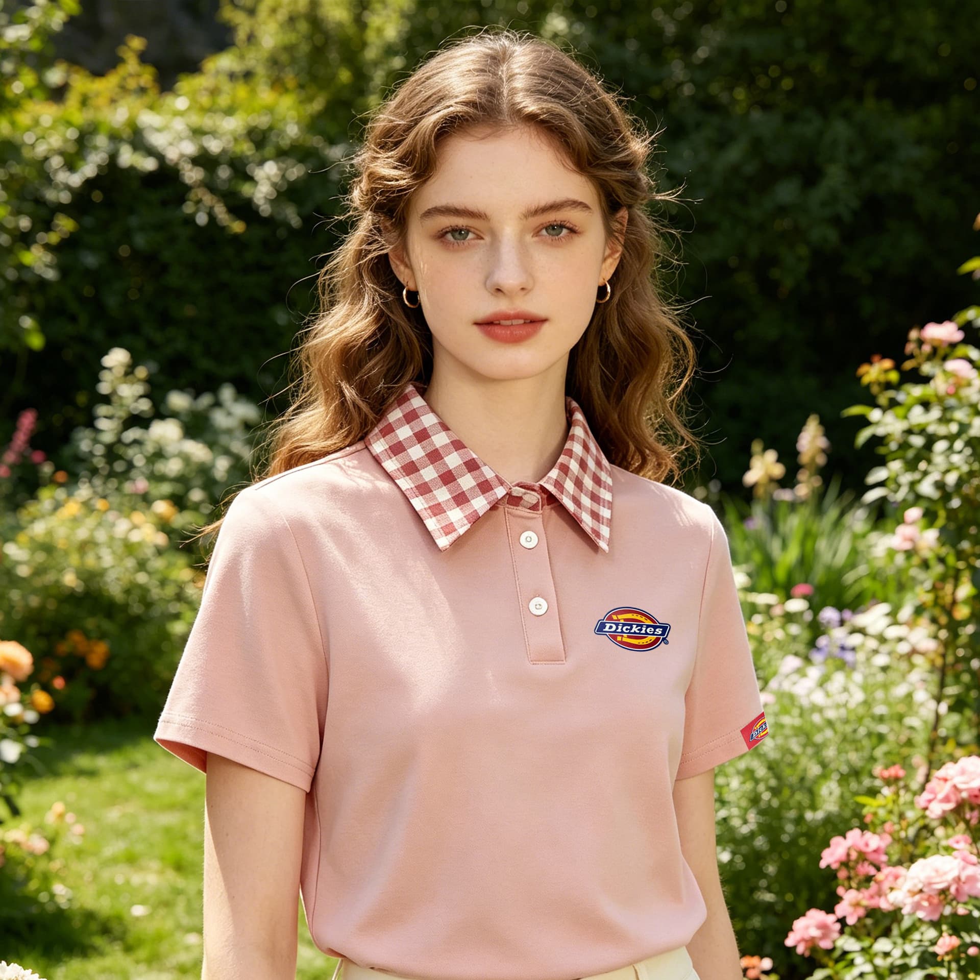 Dickies Розовое Женское Поло - изображение 5