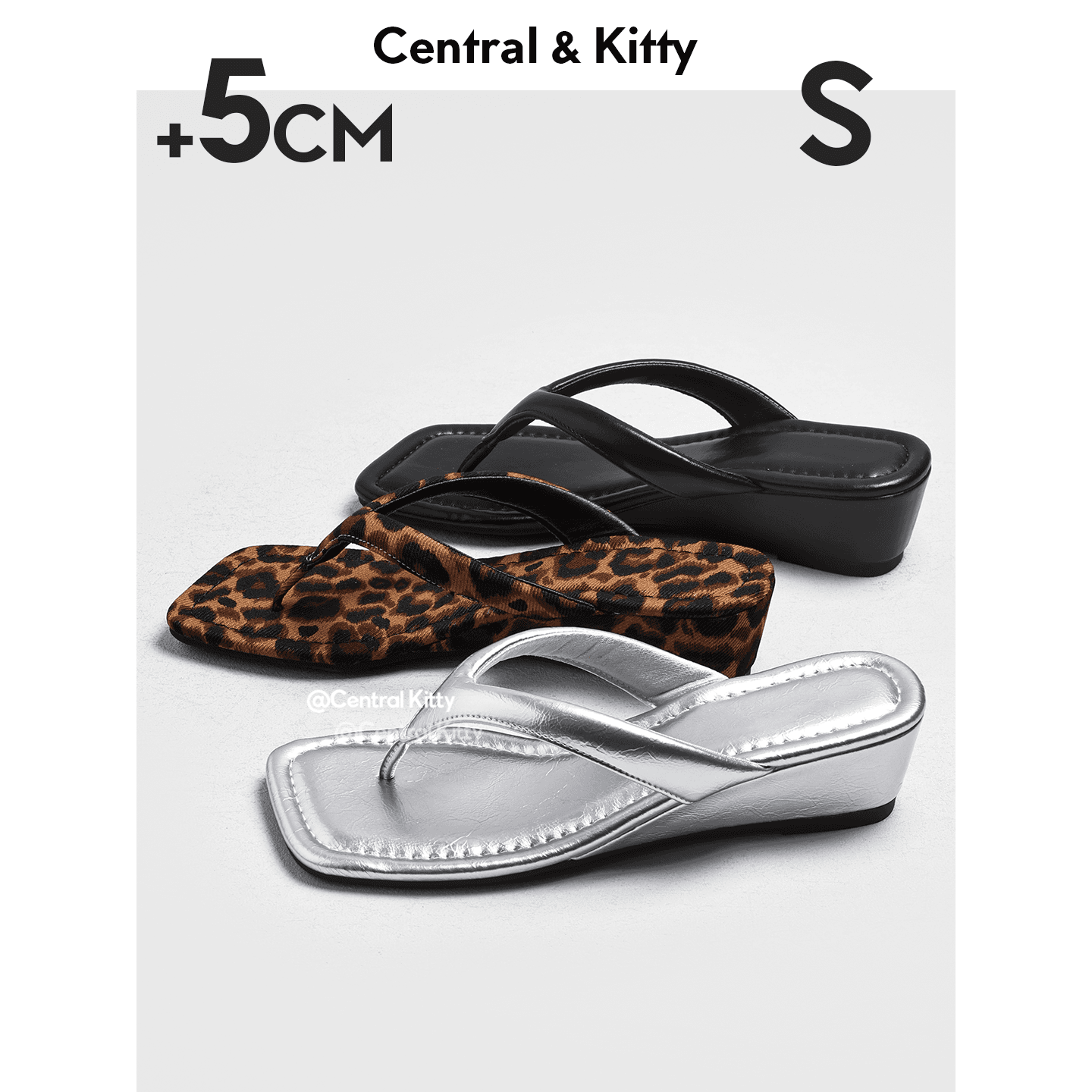 Шлёпанцы CENTRAL KITTY Шлепанцы Silver Женские - изображение 2
