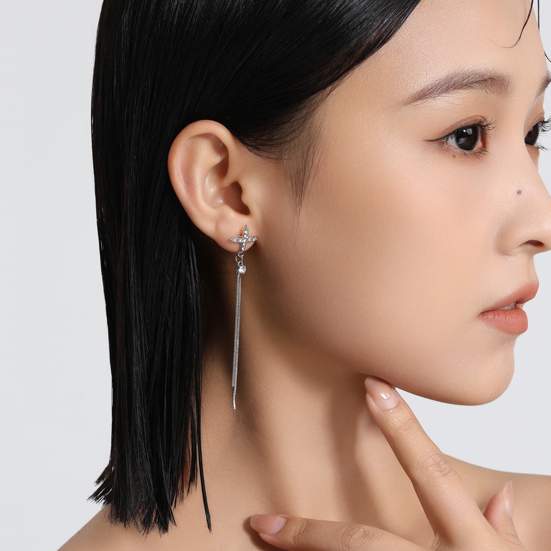 Серьги MISS XIA JWY ins S925 - изображение 3