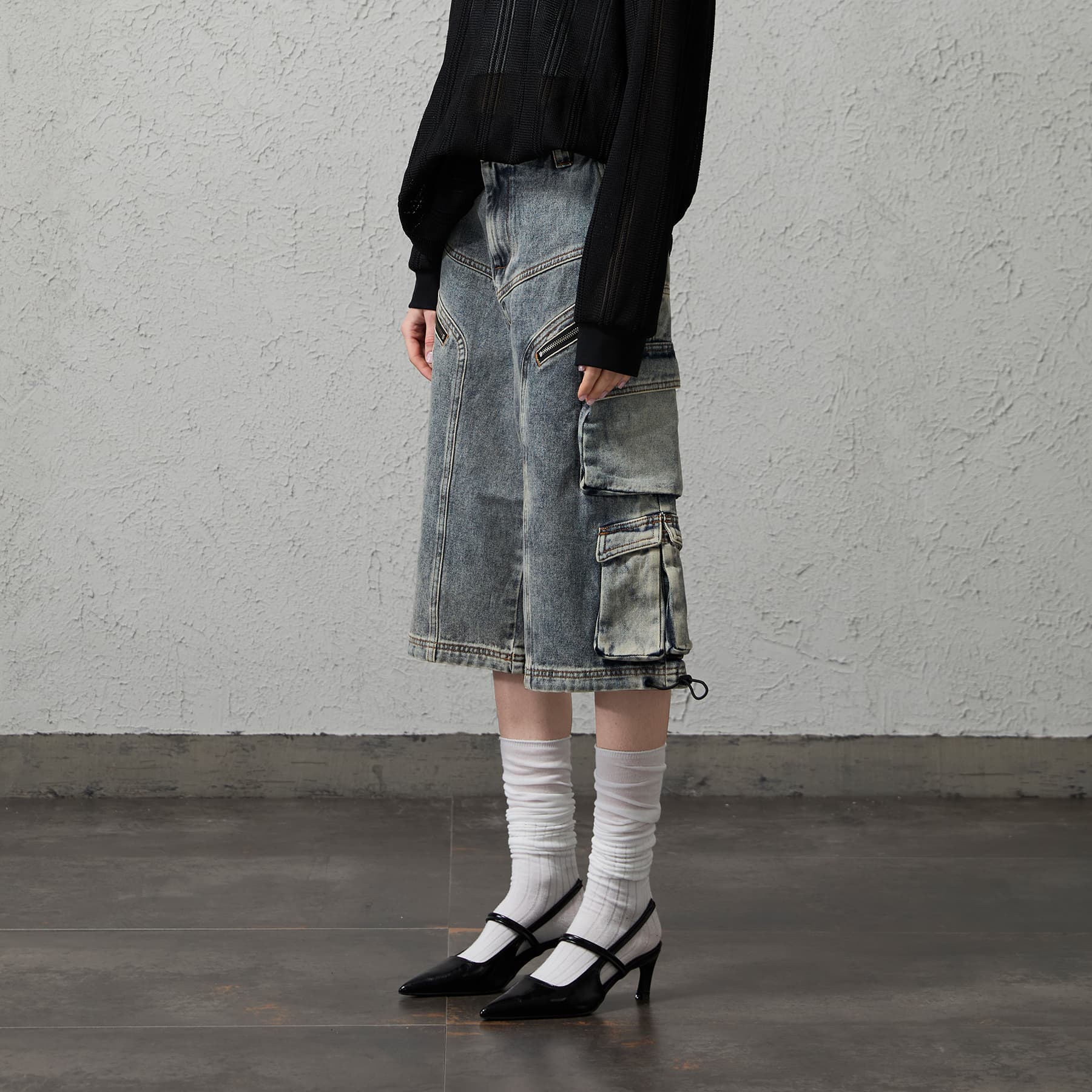 Штаны Organic Emotion Vintage Washed Denim Pants - изображение 5