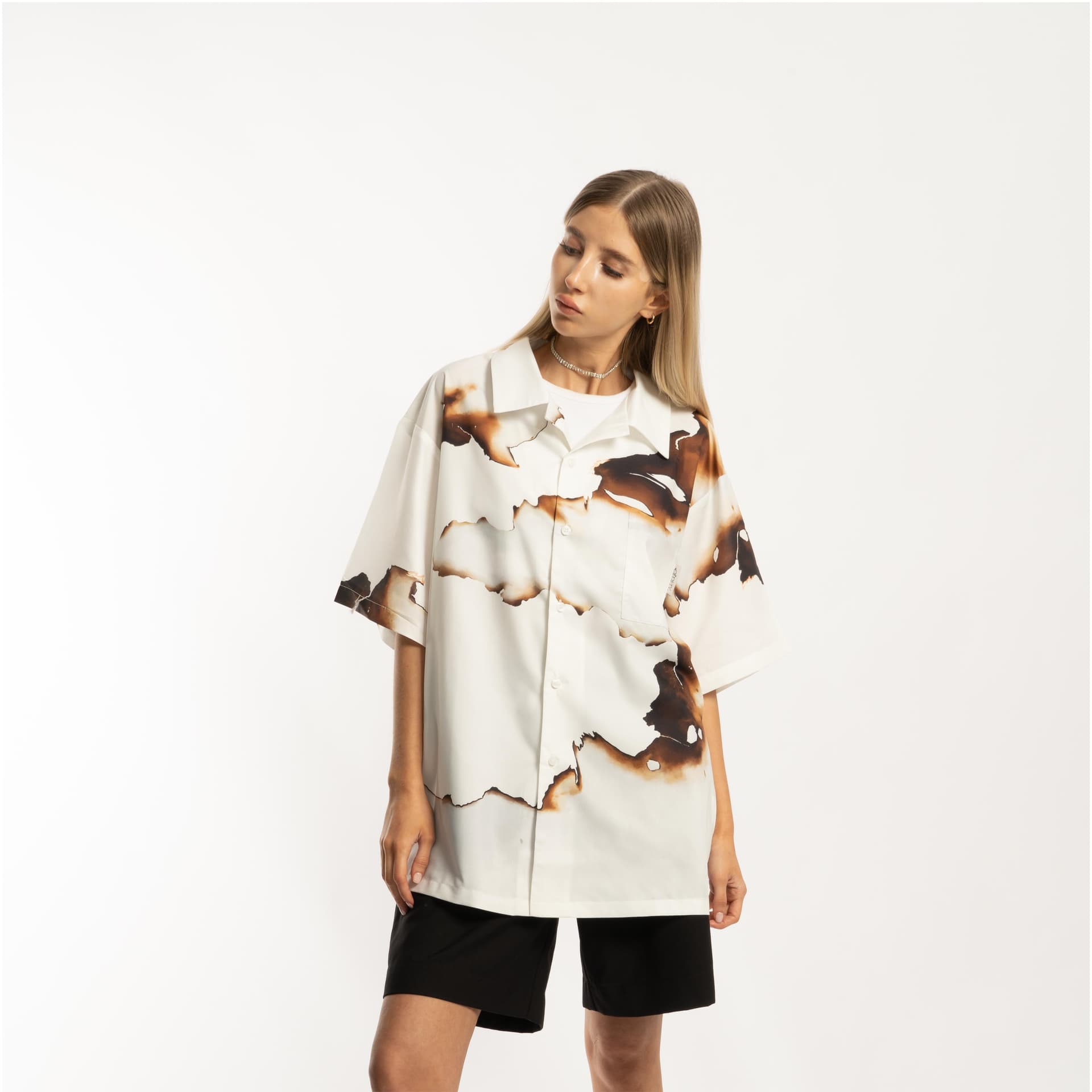 Рубашка EMPTY REFERENCE Ash Casual Short Sleeve Shirt - изображение 3