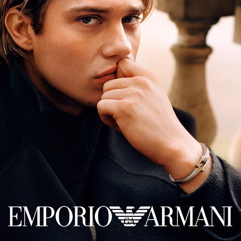 Браслет EMPORIO ARMANI Браслеты из нержавеющей стали Мужской двухтонный - изображение 4