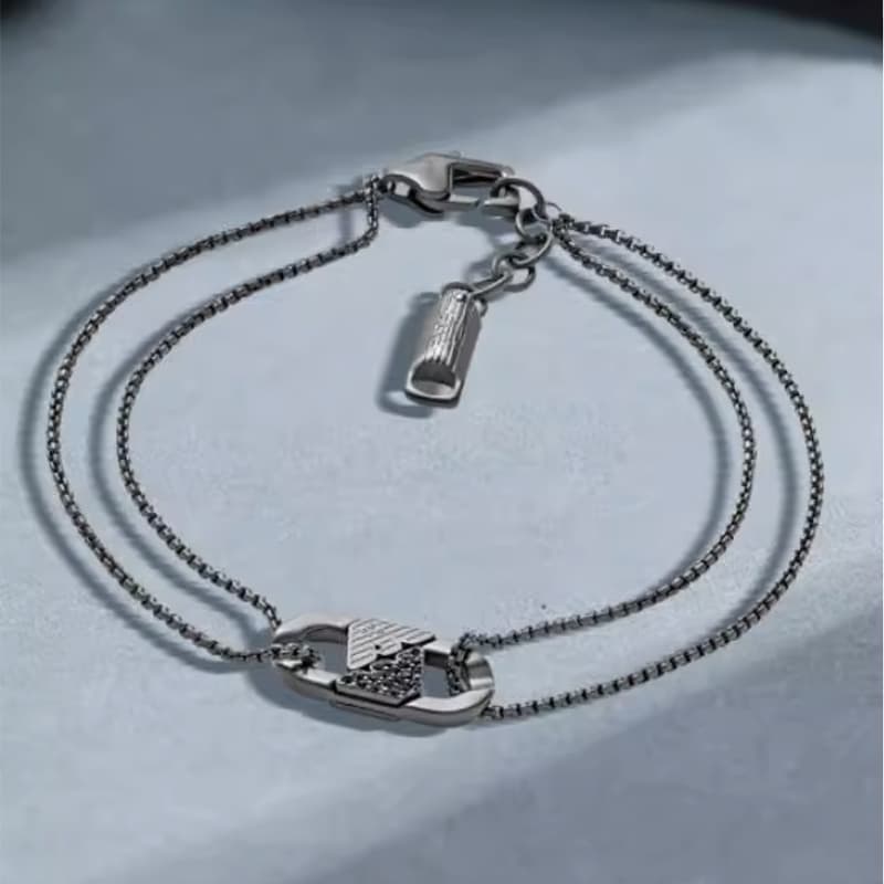 Браслет EMPORIO ARMANI Браслеты Мужские Черные - изображение 8