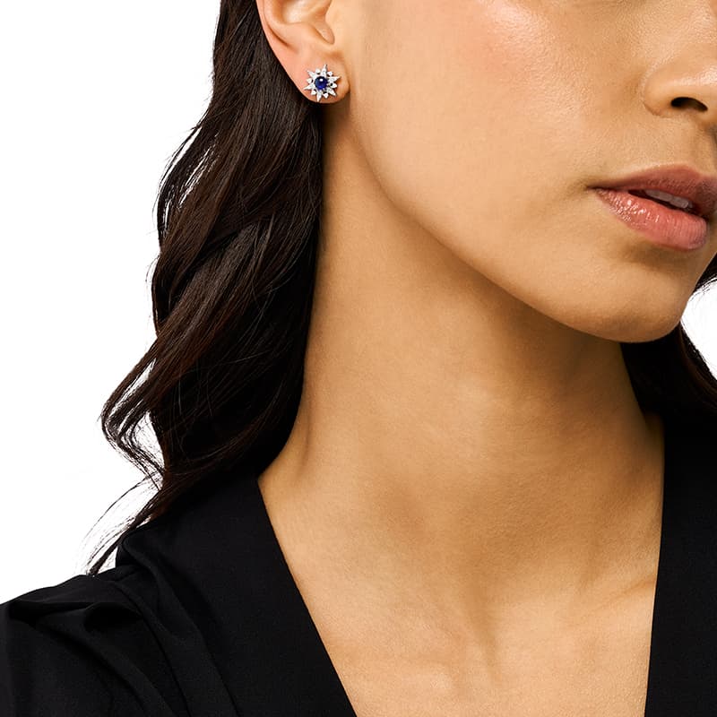 Серьги EMPORIO ARMANI Серьги-гвоздики Женские Серебряные - изображение 3