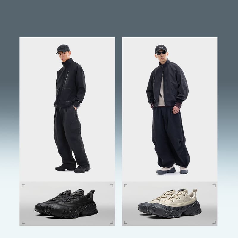 Кроссовки Li NING Outdoor Counterflow Linjing Амортизация Oтскок Дышащий Low Топ Поход Обувь Унисекс Ночной черный - изображение 8