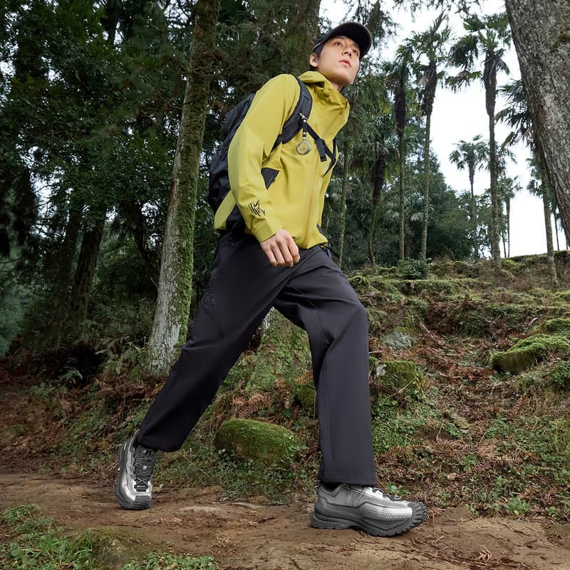 Кроссовки Li NING Outdoor CounterFlow Xingchuan Дышащий Low Топ Поход Обувь Унисекс Серебряный - изображение 7