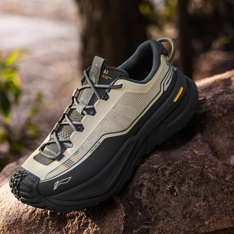 Кроссовки Li NING Outdoor CounterFlow Xingchuan Low Топ Походная обувь Унисекс Черно-серый - изображение 6