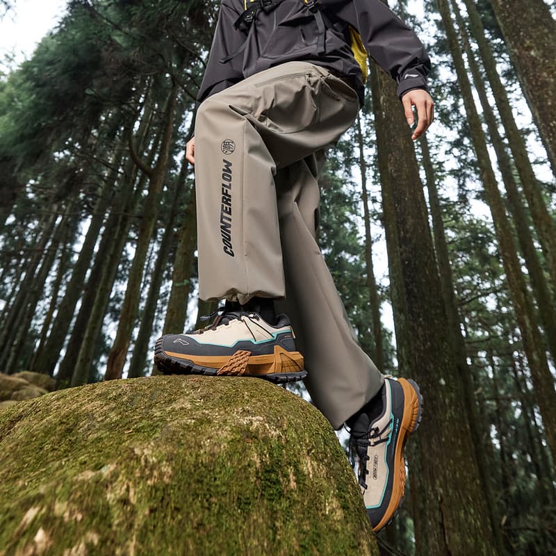 Кроссовки Li NING Outdoor Counterflow Xingchuan Pro Амортизация Противоскользящая Поддержка Низкий Верх Походная обувь Унисекс - изображение 8