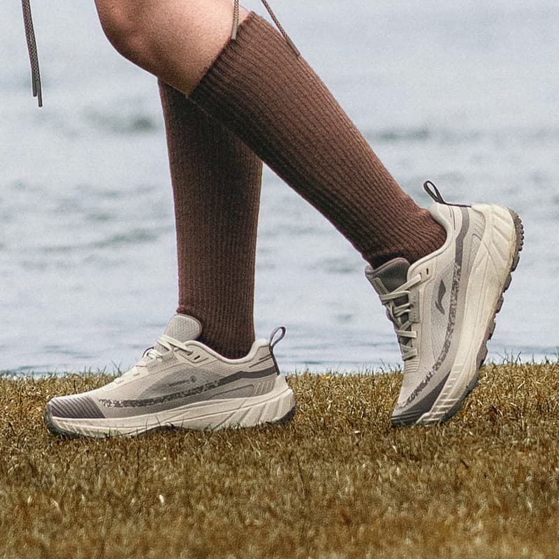 Кроссовки Li-Ning LINING Cloud На открытом воздухе Версия 2,0 Удобный Универсальный Износостойкий Поддержка Лоу-топы Походная обувь Женский Бежевый - изображение 8