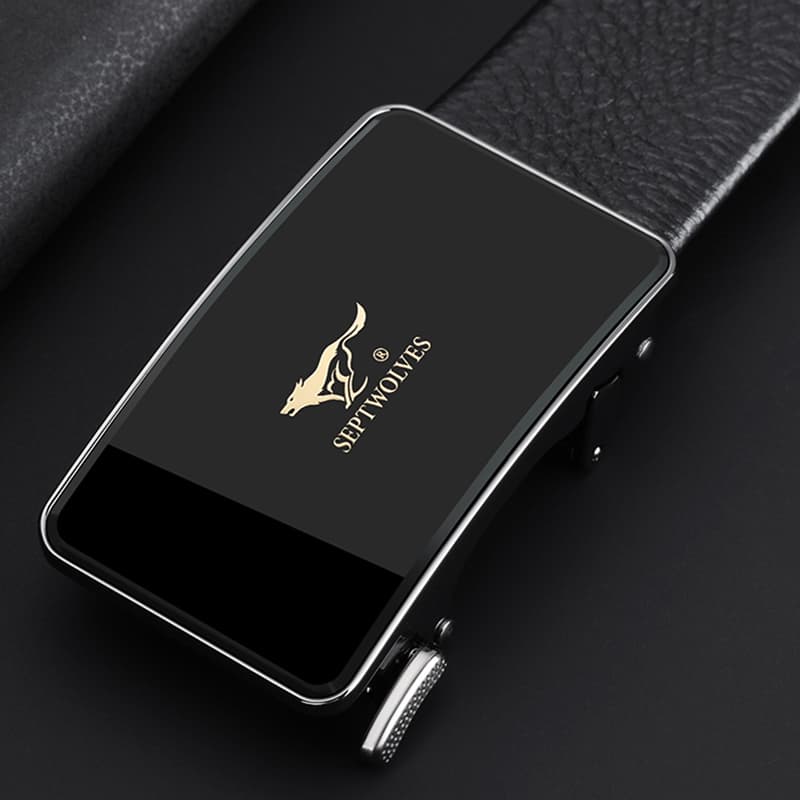 Ремень SEPTWOLVES Ремни из коровьей кожи Мужские ширина 3,5 см - изображение 5