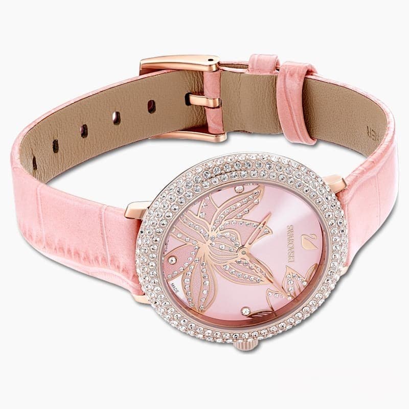 Механические часы Swarovski Quartz Watch 34mm Pink Dial - изображение 2