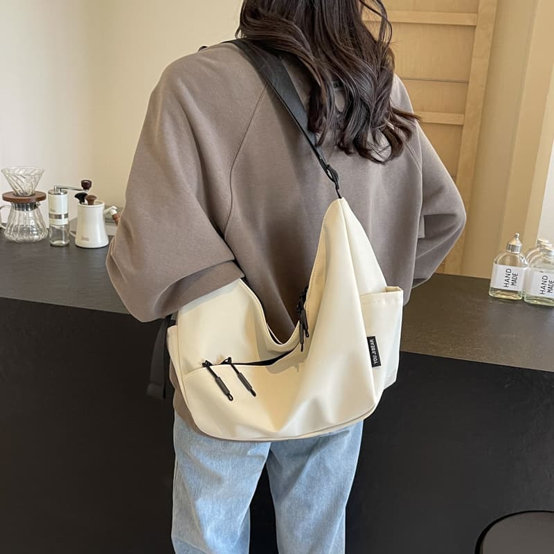 Мини-сумка OUZIHUANG Simple Commuter Shoulder Bag Nylon - изображение 7