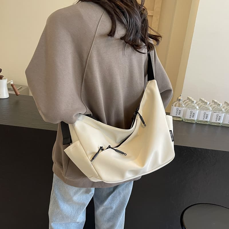 Мини-сумка OUZIHUANG Simple Commuter Shoulder Bag Nylon - изображение 6