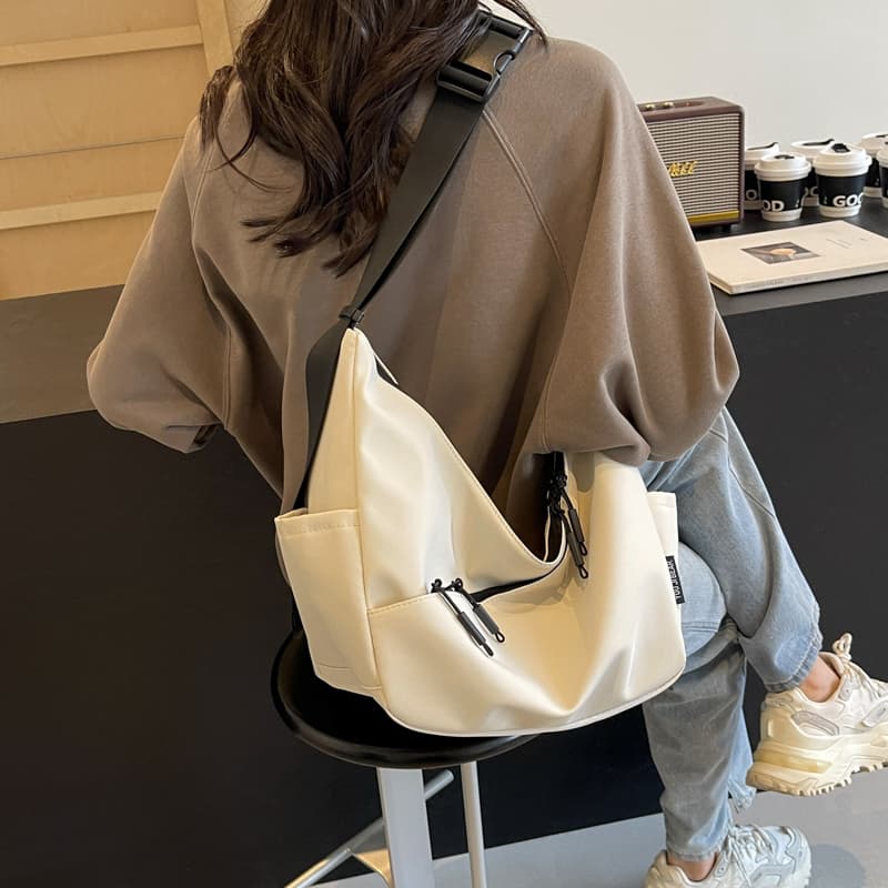 Мини-сумка OUZIHUANG Simple Commuter Shoulder Bag Nylon - изображение 8