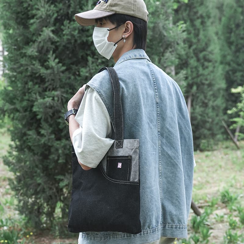 Мини-сумка OUZIHUANG Tote - изображение 3