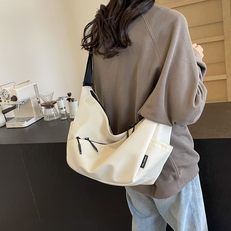 Мини-сумка OUZIHUANG Simple Commuter Shoulder Bag Nylon - изображение 3