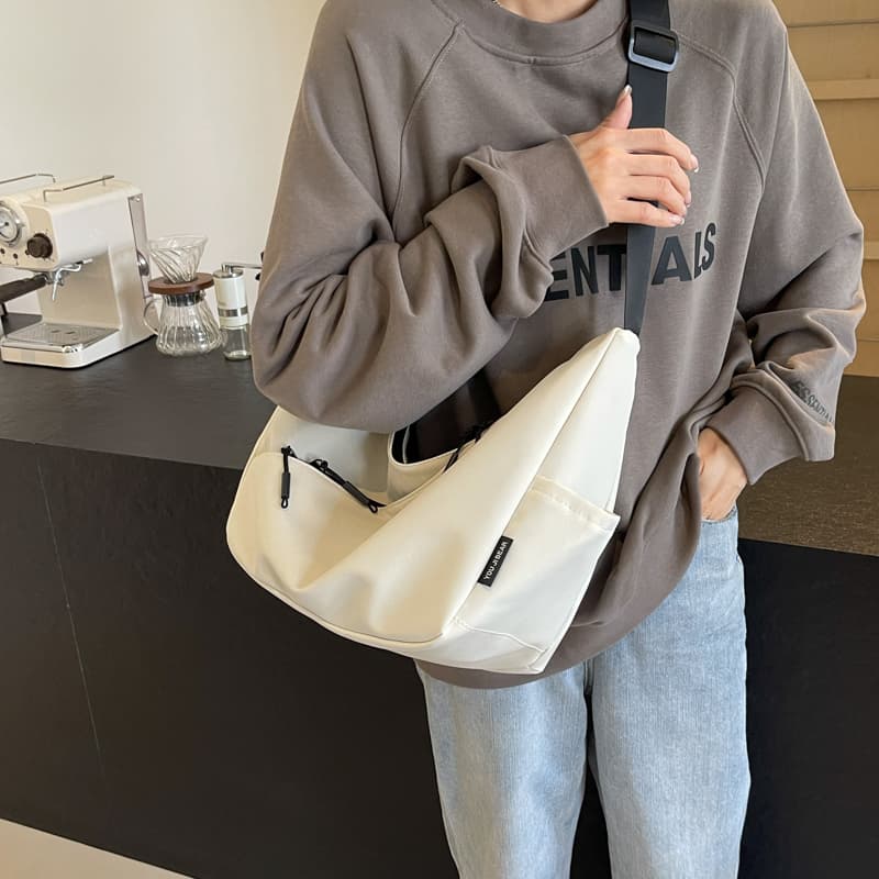 Мини-сумка OUZIHUANG Simple Commuter Shoulder Bag Nylon - изображение 2