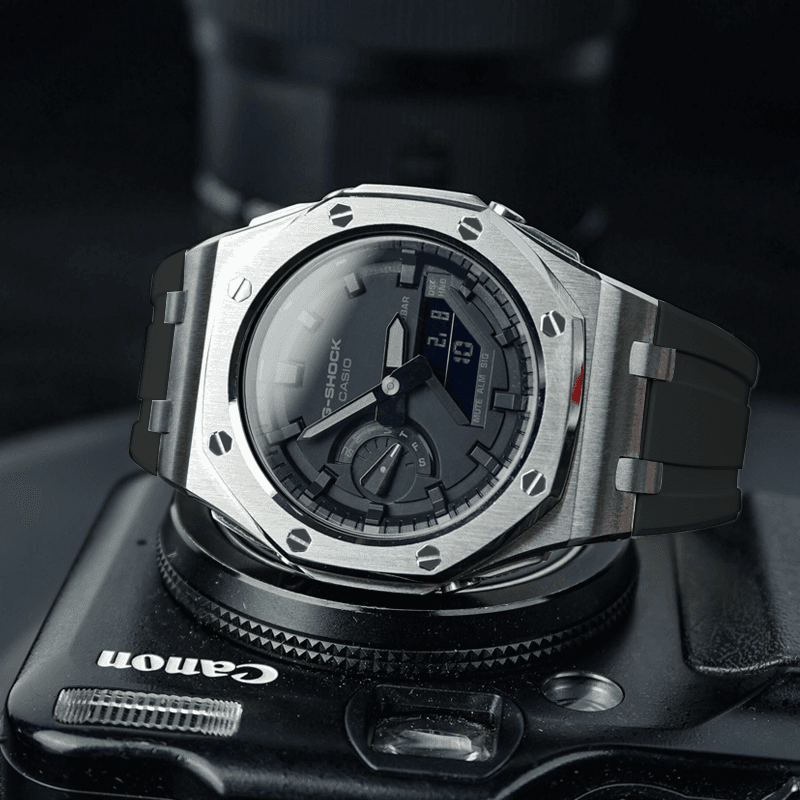 Часы Casio GA-2100 Offshore Silver Series - изображение 2