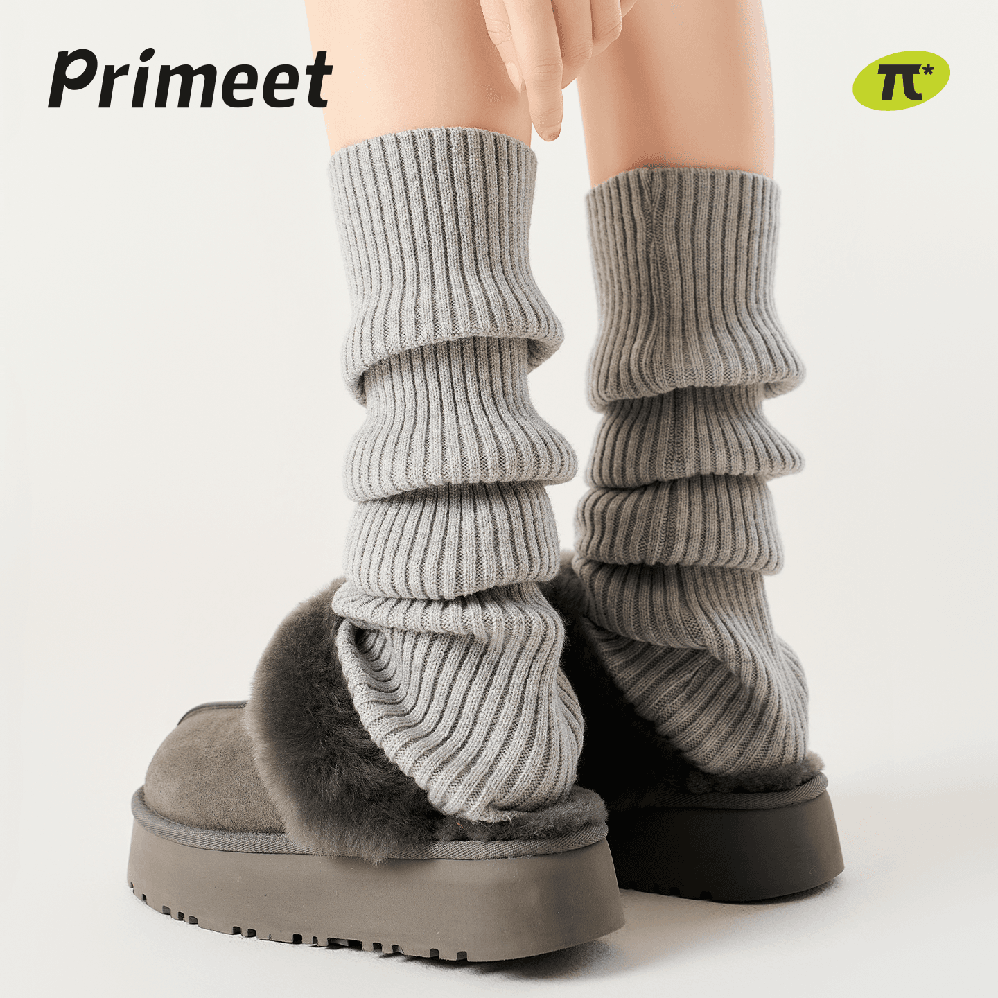 Носки PRIMEET Колено Высокие Носки Женские Одиночная Упаковка - изображение 2