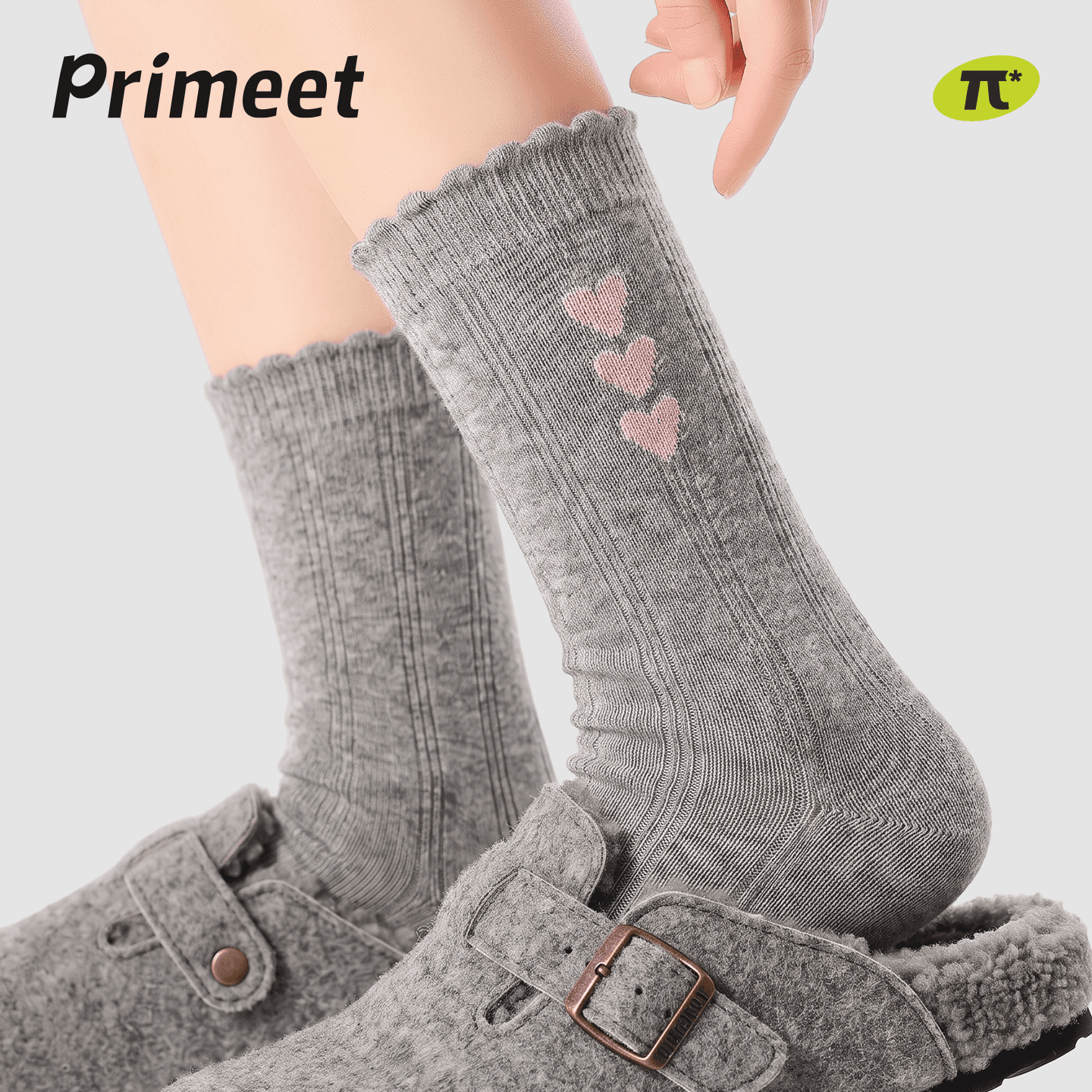 Носки PRIMEET Высокие носки Женские 4 шт - изображение 2