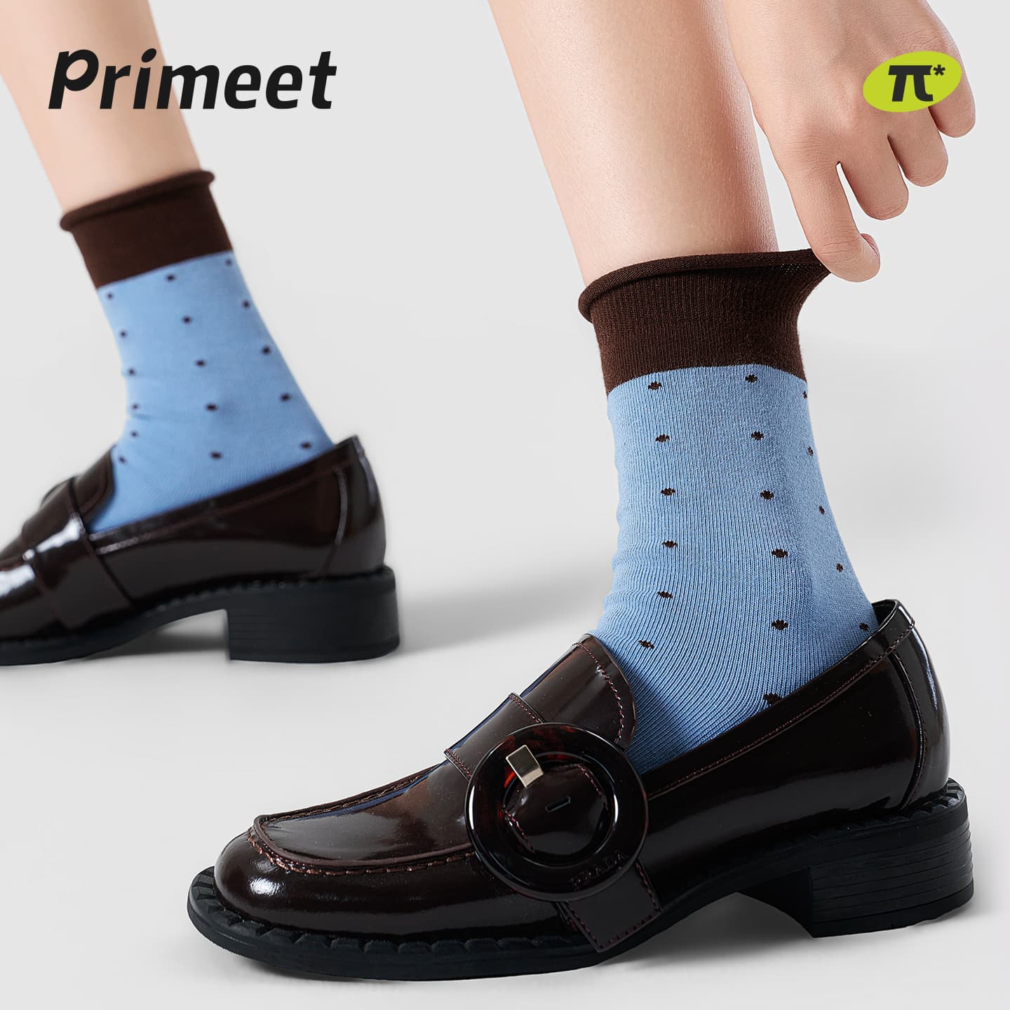 Носки PRIMEET Винтажная модель Полосы 5 пар Женские Высокие носки - изображение 2