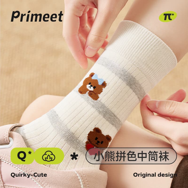 Носки PRIMEET Высокие носки Женские 5 пар - изображение 2