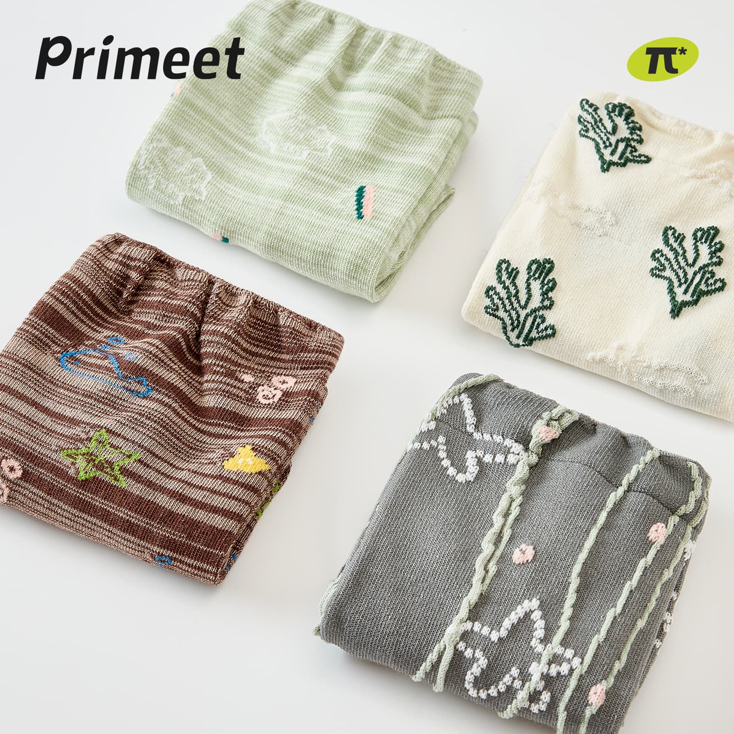 Носки PRIMEET Высокие носки Женские 4 шт - изображение 2