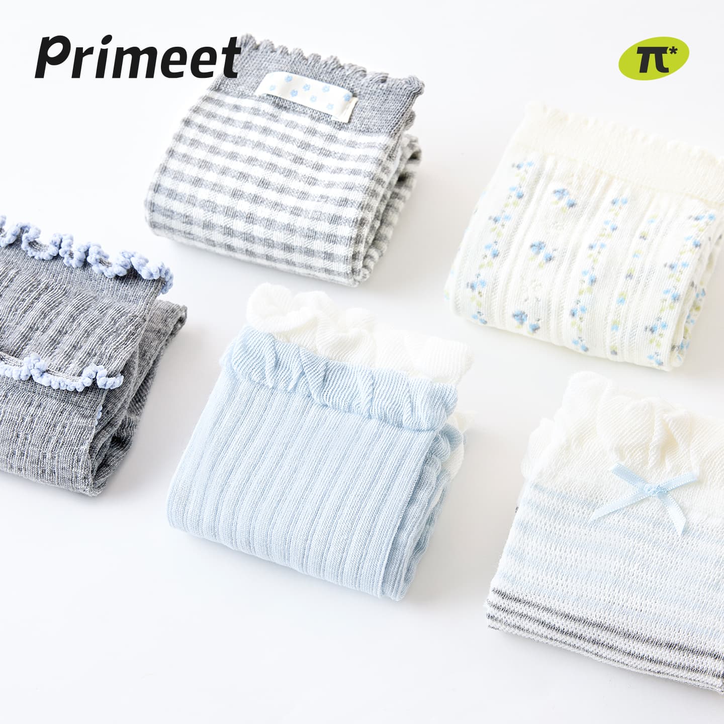 Носки PRIMEET Высокие носки Женские 5 пар - изображение 6