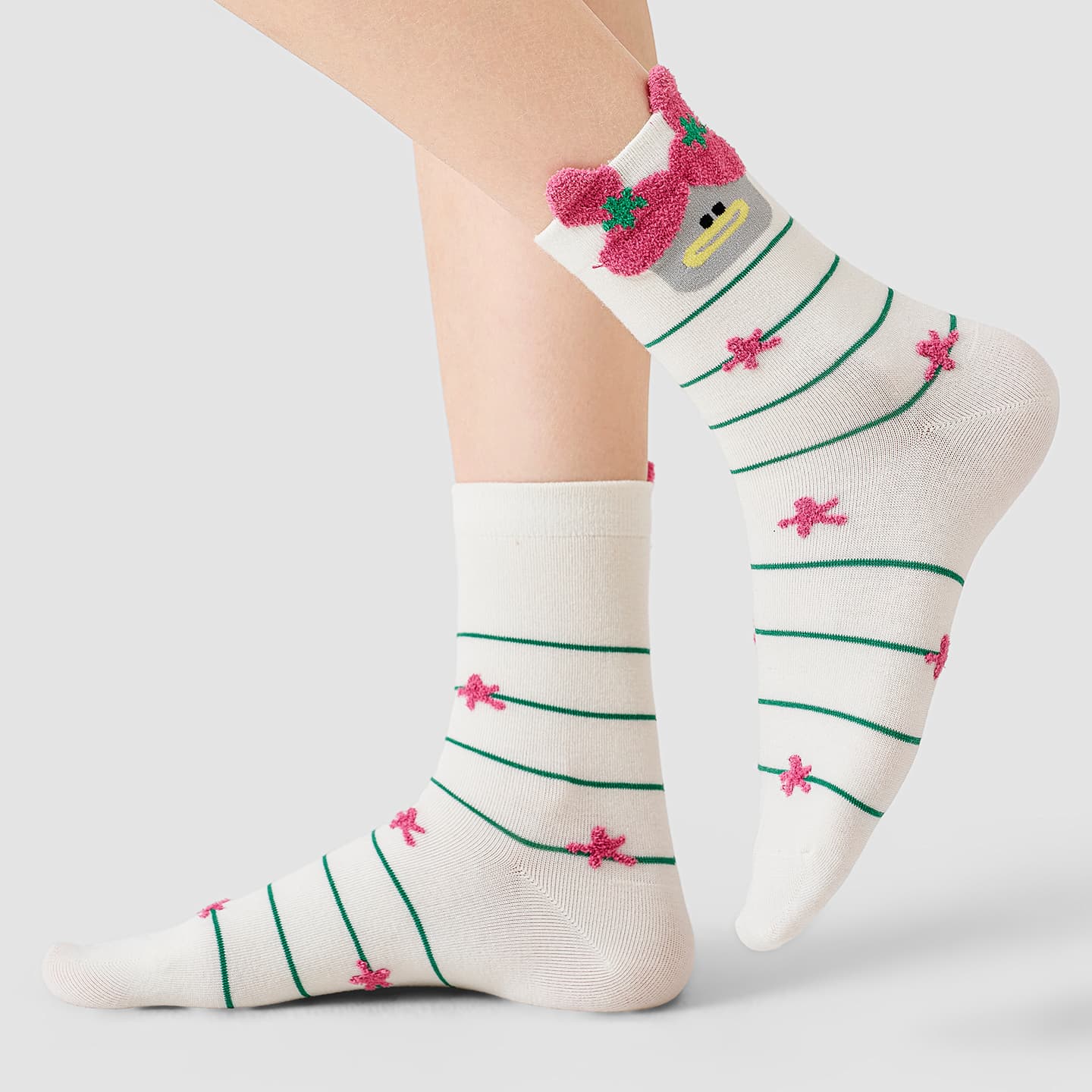 Носки PRIMEET Cute Monster 5 пар Женские Высокие носки - изображение 2