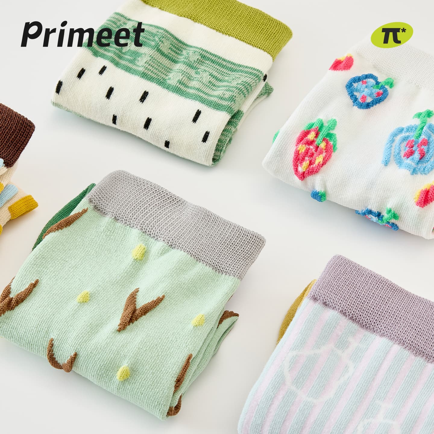 Носки PRIMEET Forest Adventure Тисненый 5 пар Женские Высокие носки - изображение 3