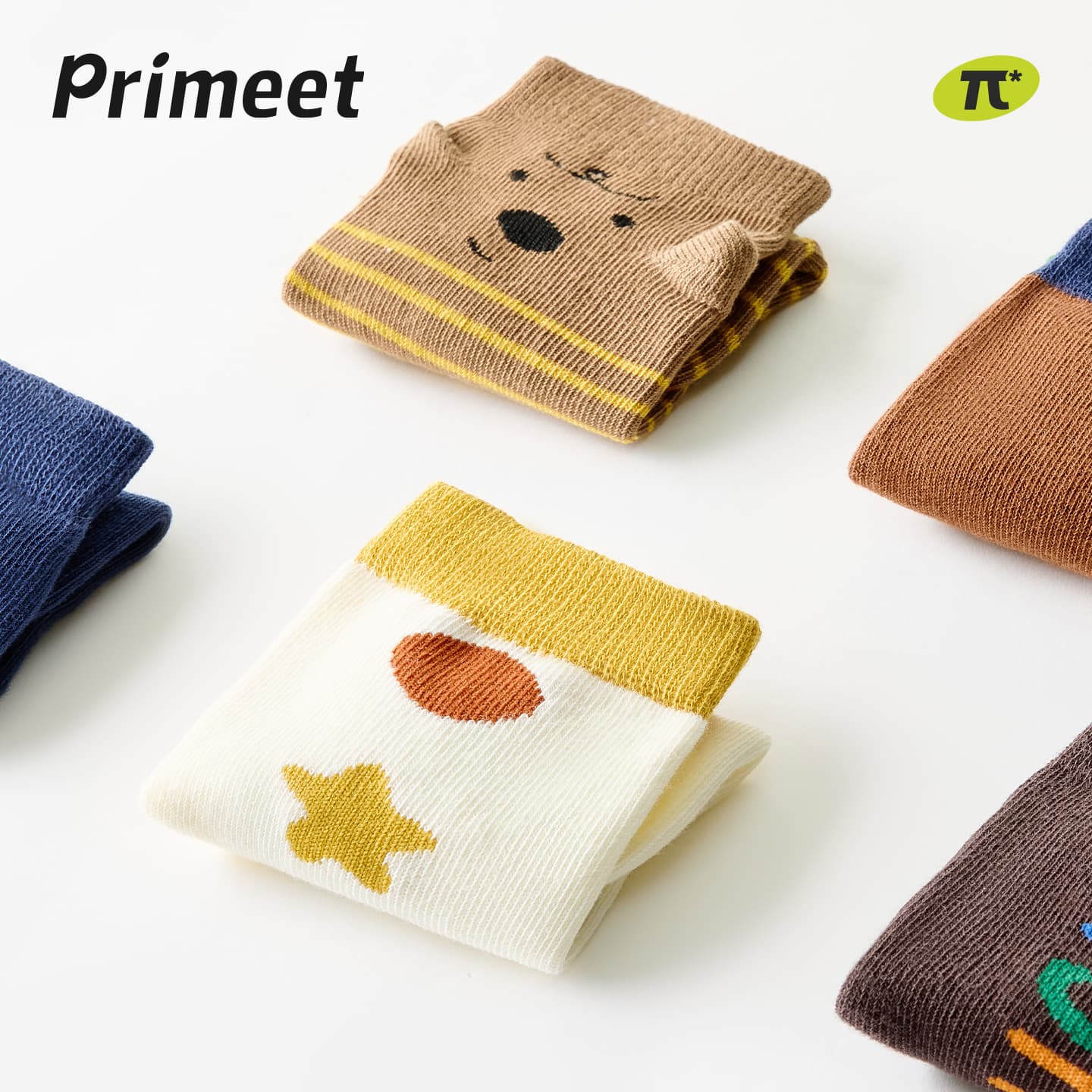 PRIMEET Медведь Hug 5 пар KIDS Носки - изображение 2