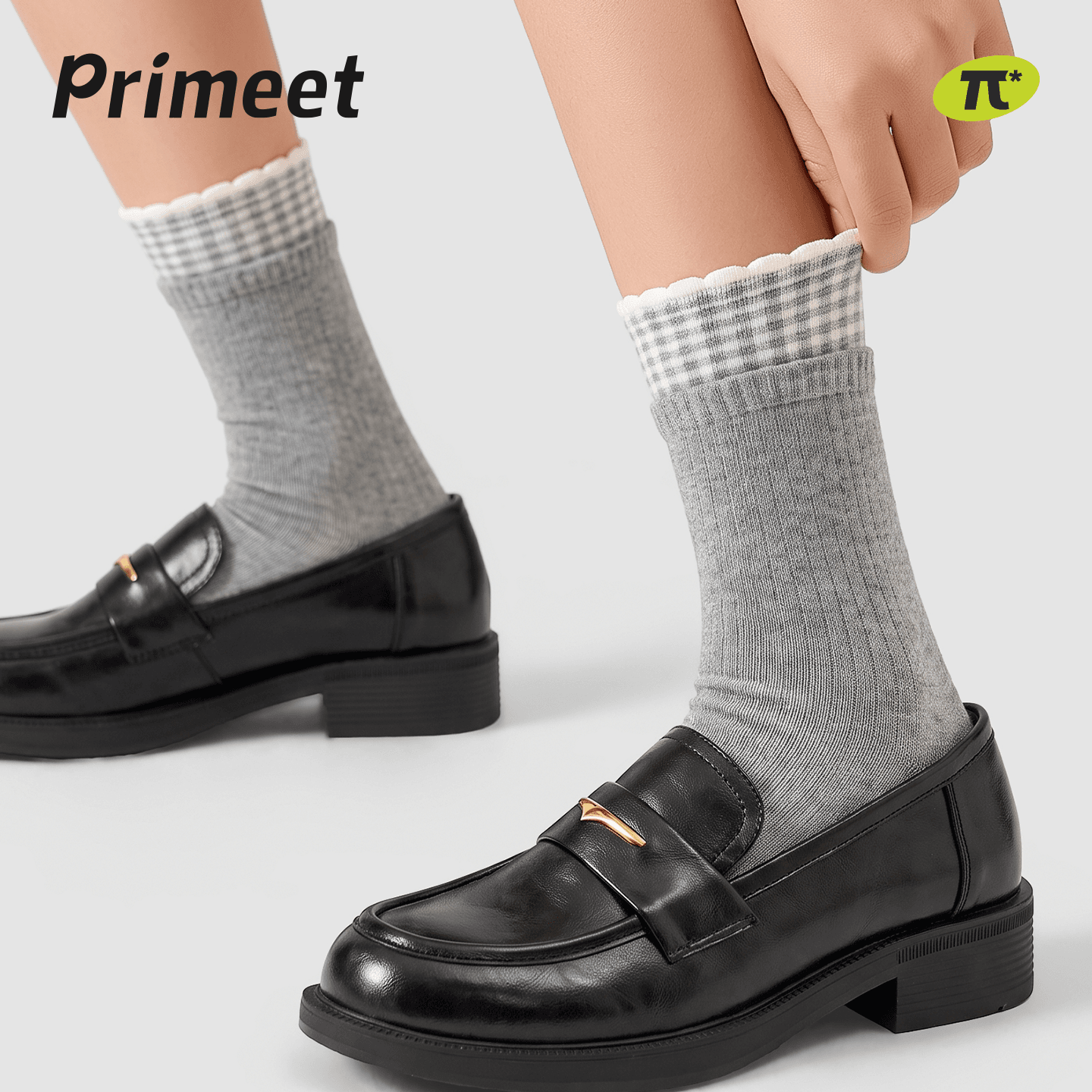 Носки PRIMEET Винтажная модель Тисненый 4 шт Женские Высокие носки - изображение 3