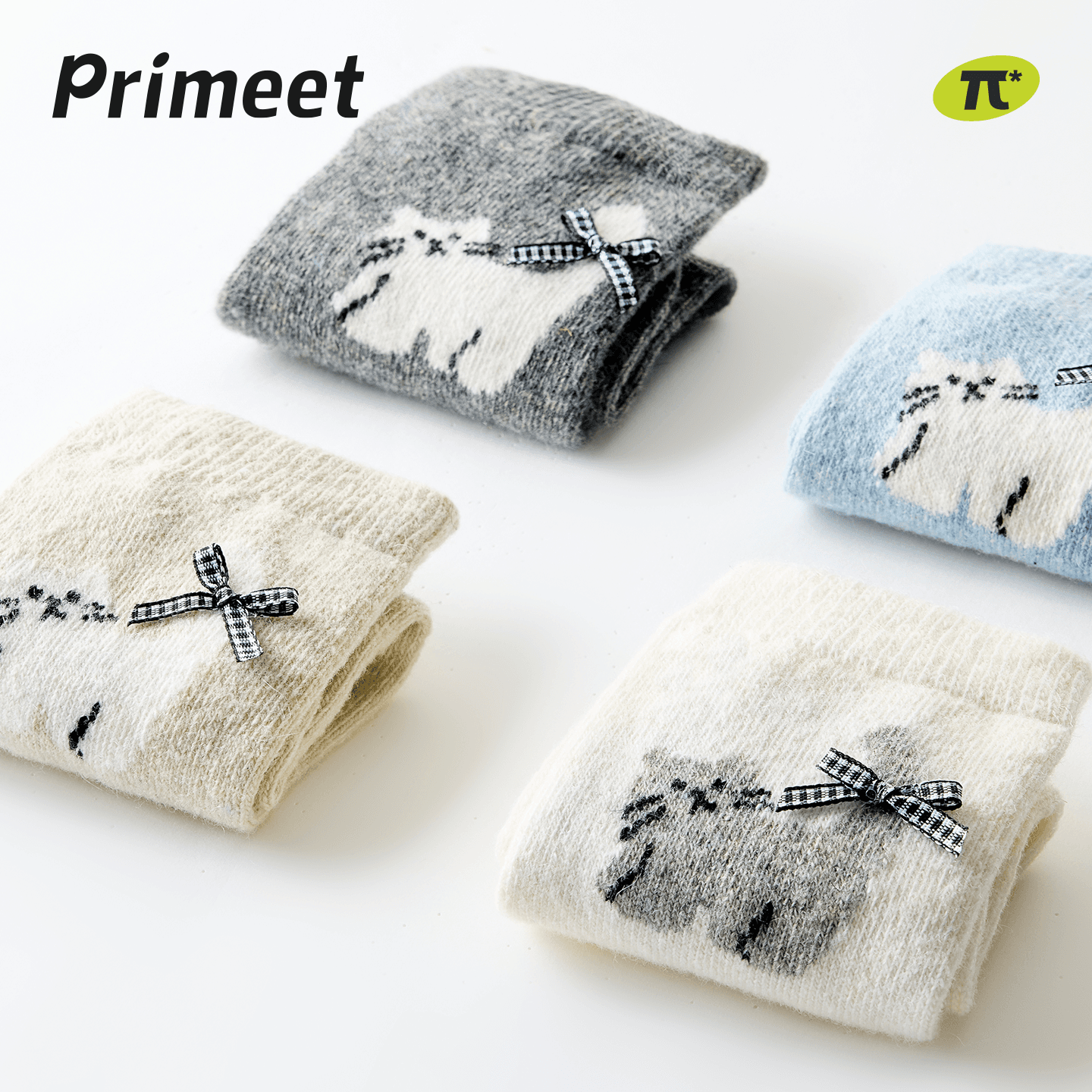 Носки PRIMEET Носки Crew Женские упаковка из 4 пар - изображение 2