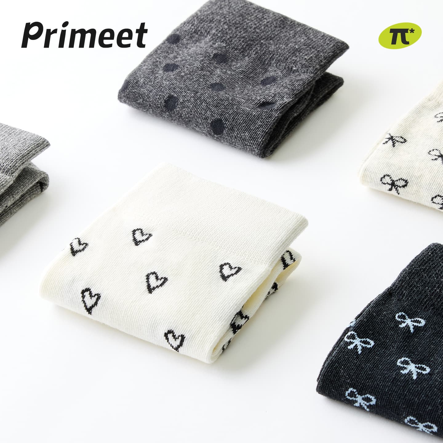 Носки PRIMEET Высокие носки Женские 5 пар - изображение 5