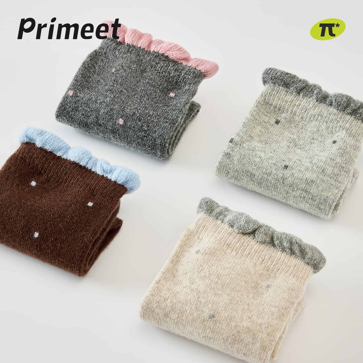 Носки PRIMEET Высокие носки Женские 4 шт - изображение 2