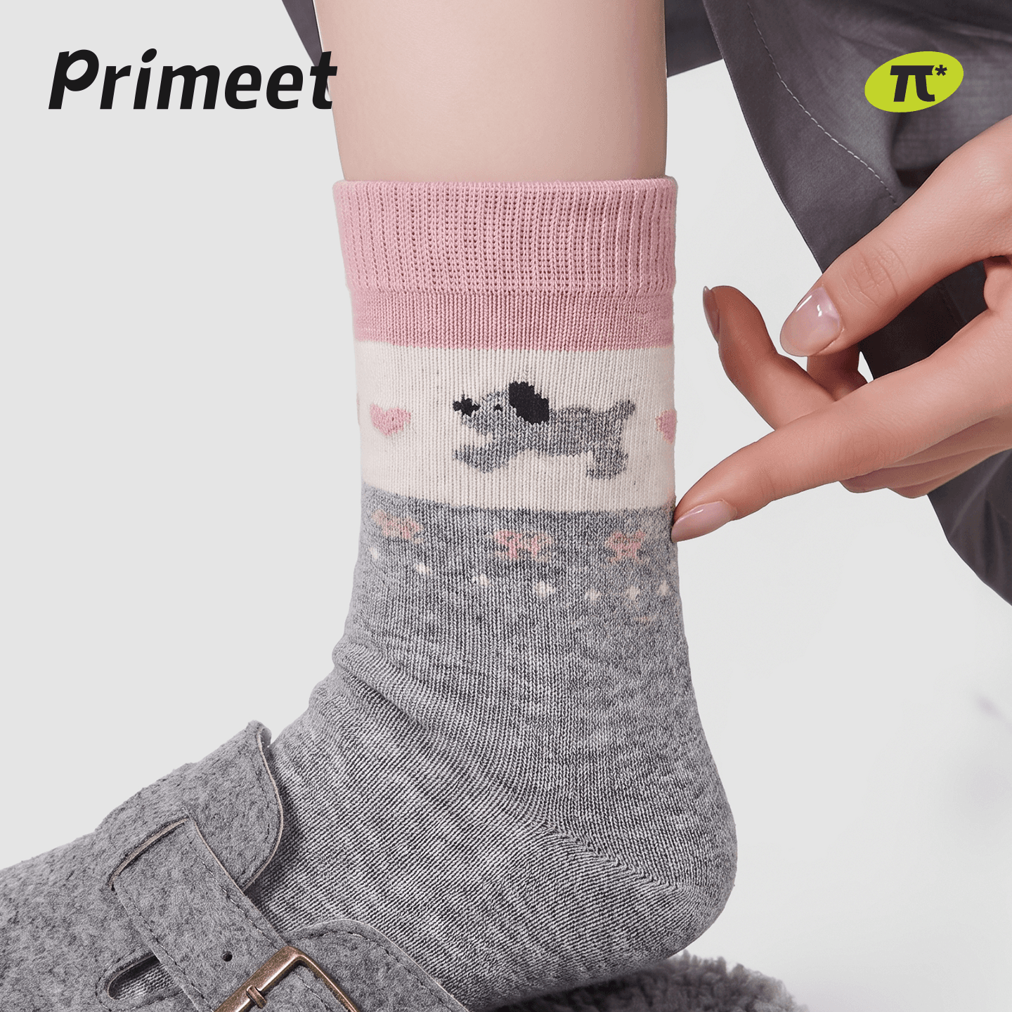 Носки PRIMEET Высокие носки Женские 4 шт - изображение 3