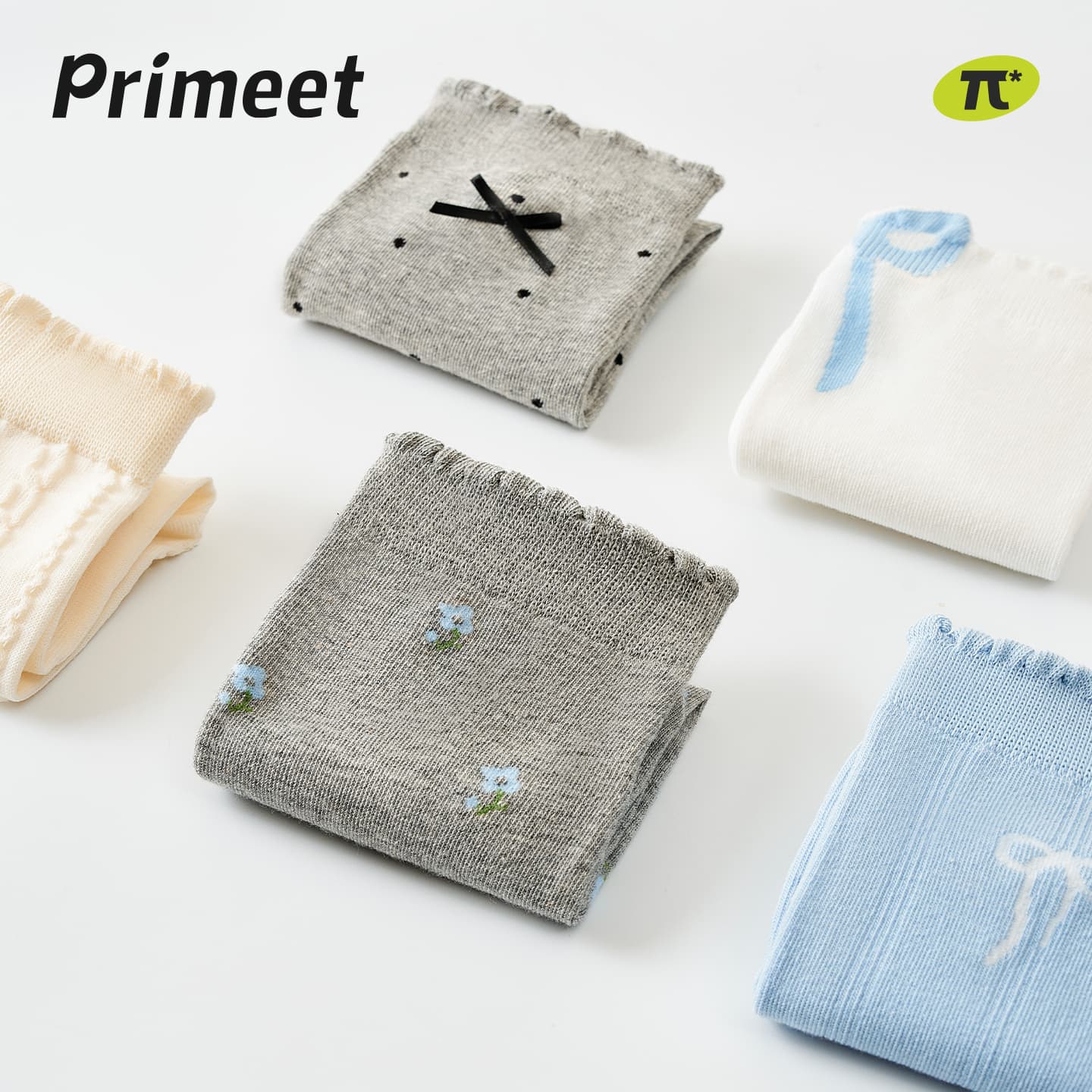 Носки PRIMEET Высокие носки Женские 5 пар - изображение 3