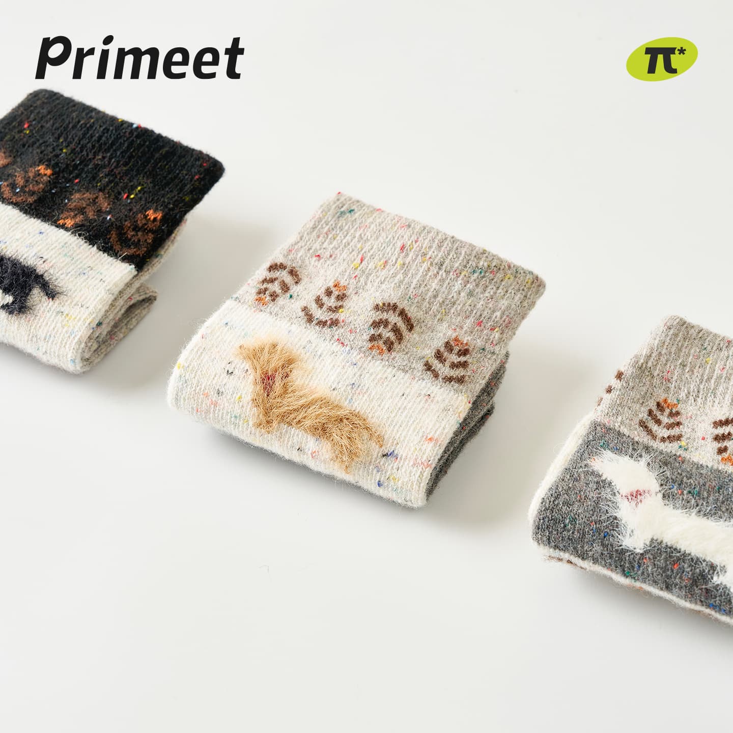 Носки PRIMEET Носки Crew Женские упаковка из 4 пар - изображение 2