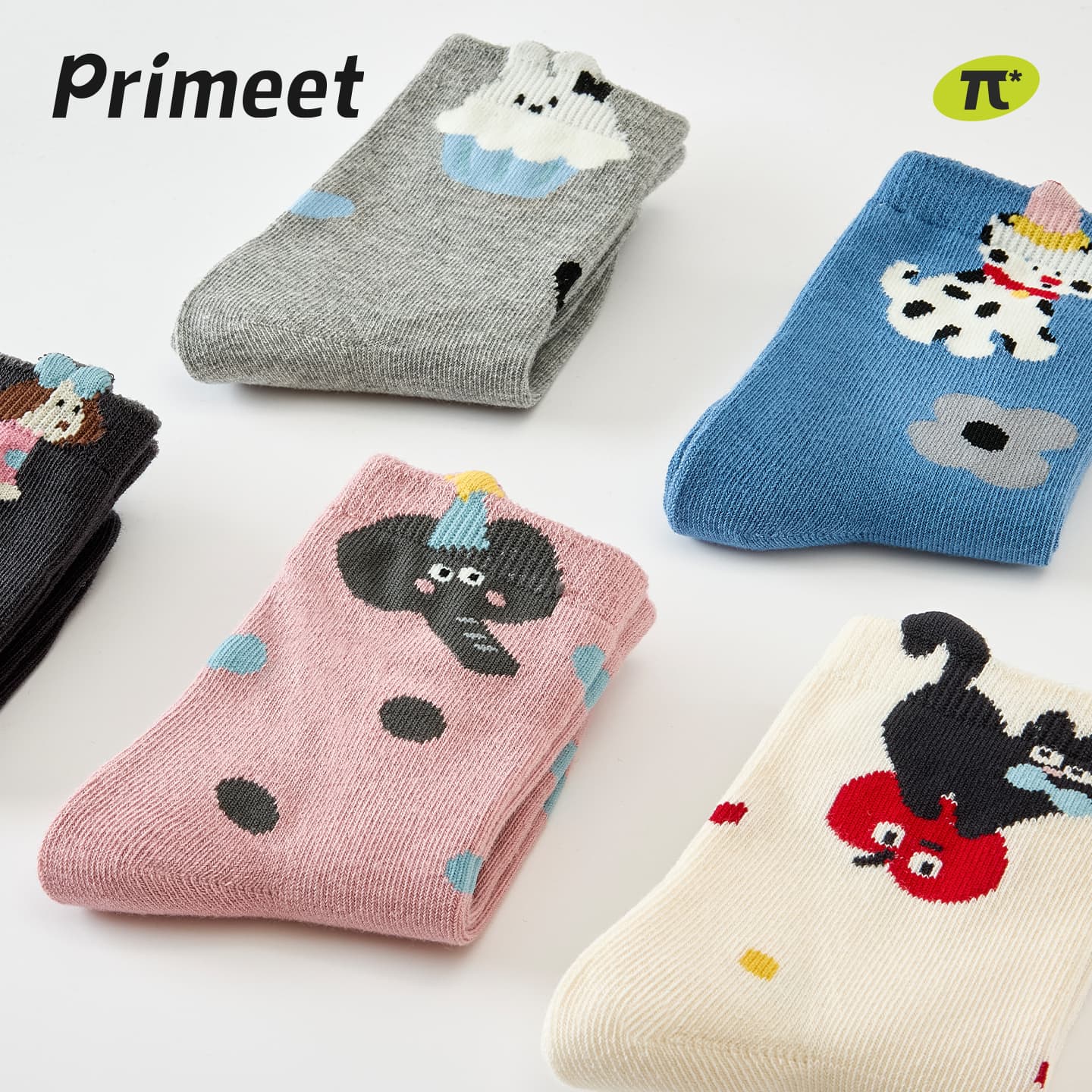 PRIMEET Детская непосредственность Pets (5 пар) Kids Носки - изображение 2