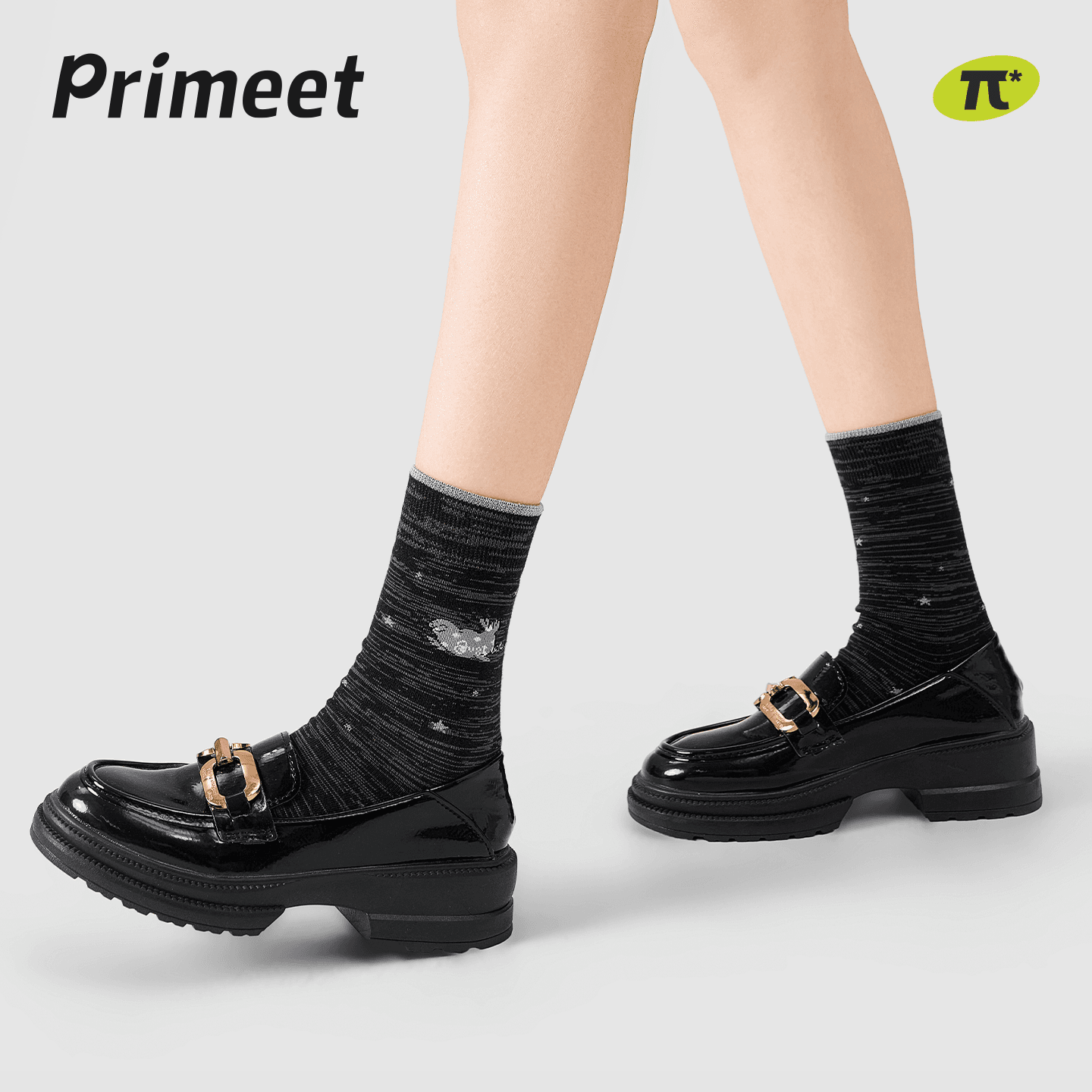 Носки PRIMEET MOE Beast Collection Five Пары Пачка Женские Высокие носки - изображение 2