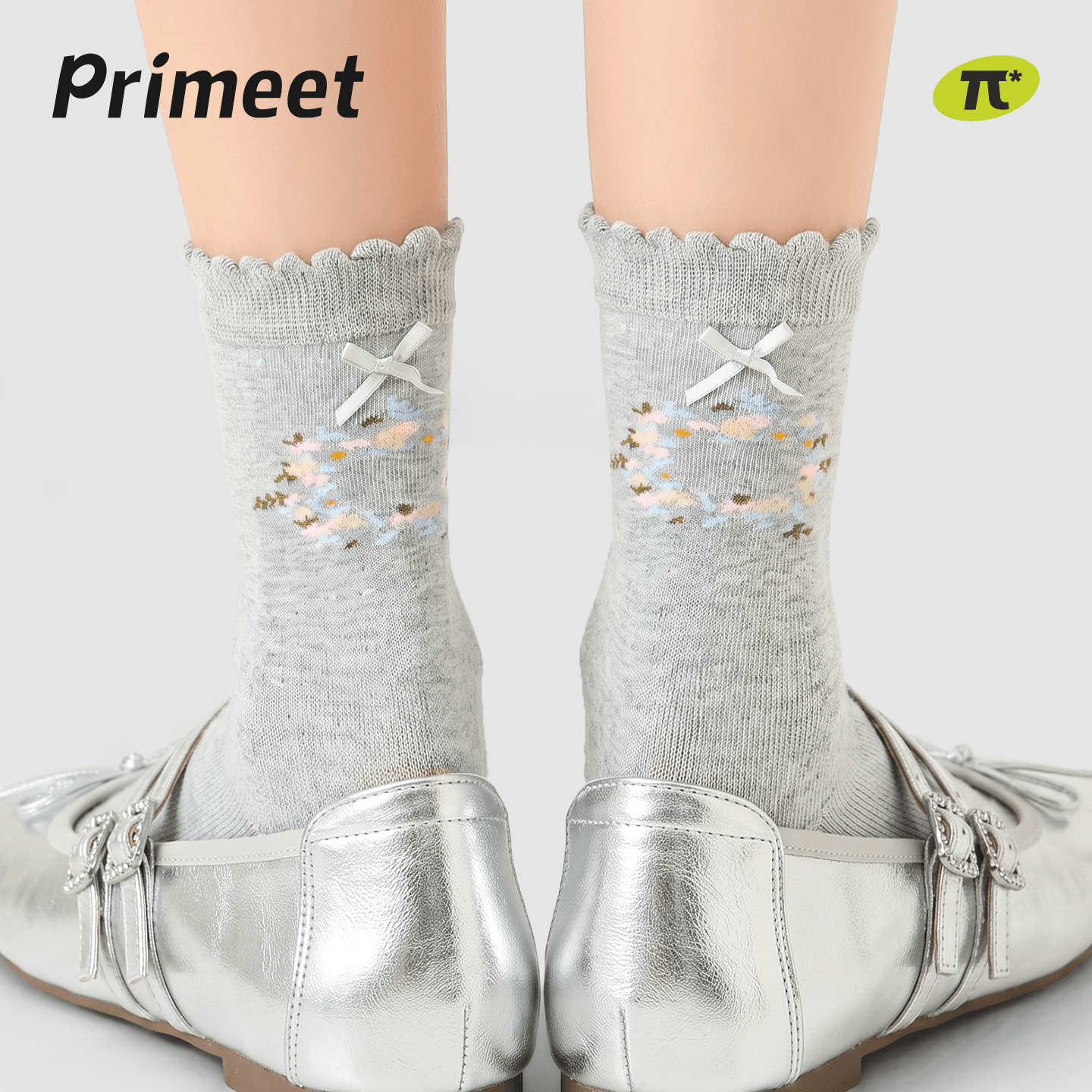 Носки PRIMEET Осенний Цветочный 4 шт Женские Высокие носки - изображение 2